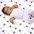 Extra Soft Cotton Fitted Crib Sheet, Ballerina Theme (Zhara) - Standard Size, 1 Pack, Pink,Small Single...