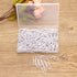 28mm Small Vinyl Coated Paper Clips Bookmarks Smooth Decorative Memo Note Office Clips for Document Organizing Classifying Professional Work Home ...
