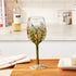 Lolita Dragonfly Summer Artisan Painted Wine Glass Gift, 440 ml...