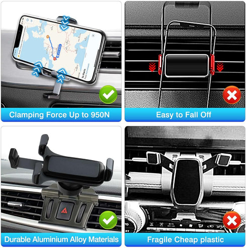 Car Phone Holder for 2014-2020 Nissan Rogue(Not for Rogue Select)/Rogue Sport 2017-2023/Murano 2015-2023 Cell Phone Holder Mount Cradle Dashboard ...