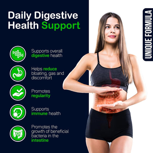 Fresh Flora - Probiotics & Prebiotics For Women and Men, Lactobacillus Lactospore, Howaru, 12 Registered Strain, Strengthens Immunity, Digestive &...