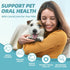 Dog Teeth Cleaning Wipes - Dog Dental Wipes Cat Tooth Brushing Kit Finger Toothbrush Care Pet Wipes Reduces Plaque & Freshens Breath 50 Counts...