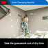 3M High Strength Spackling Compound 12 oz. and Putty Knife, Color Changing, Applies Blue, Dries White, Ideal for Use on Drywall, Plaster, Stoccu a...