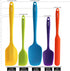 5PCS Silicone Rubber Spatula Set, VITUER Food Grade BPA-Free Spatulas for kitchen Use, Heat Resistant Spatula for Cooking & Baking, Dishwasher Saf...
