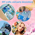 44 Pieces Graduation Cap Decorating Kit, Assorted Artificial Flowers, Rhinestones, Alphabet and Number Stickers and Butterflies for DIY Grad Cap T...