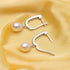 Genuine Pearl Jewelry Set Pearl Pendant Necklace &Pearl Earrings Set Zircon Dangle Drop Earrings S925 Sterling sliver Wedding Gift...