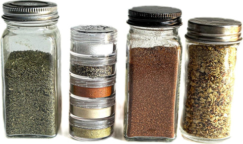 NICE RACK Mini Travel Spice Rack Filled with Organic Herbs, Refillable, Made in USA, Camp Spice Kit - Great Gift, CAMPING, RV, Purse, Backpacking ...