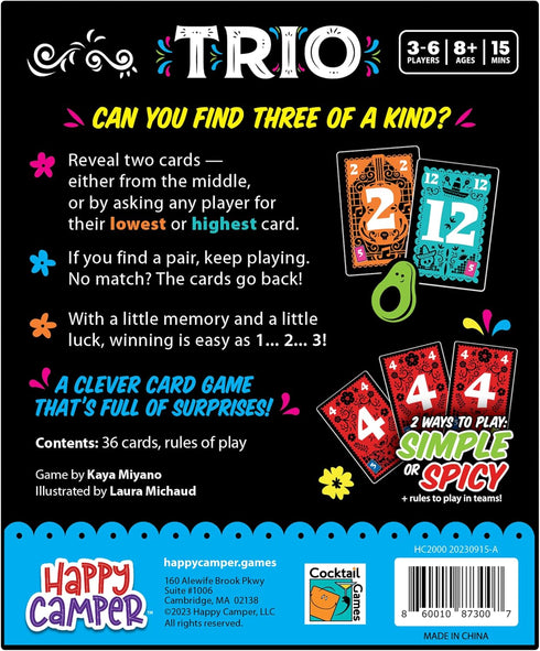 Happy Camper Trio Game from Hot New Family Game...