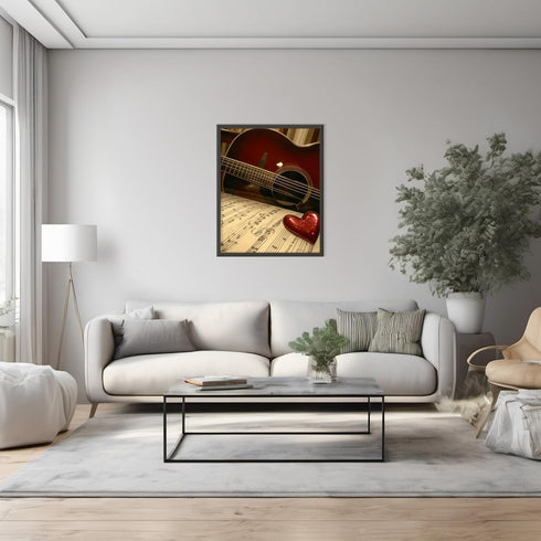 Posterizer 1 pcs-Valentine's day love songs and music themed poster-Romantic Art-Holiday Poster Collection-Gift for Couples boyfriend girlfriend H...