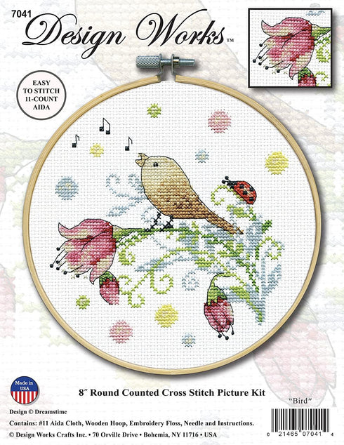 Design Works Crafts Janlynn Counted Cross Stitch Kit, Bird...