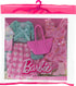 Barbie Fashion 2-Pack, Pink Dress, Green Top and Pink Pants, Boots, and Pink Purse...