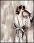 Posterizer 1 pcs-glamorous woman in a vintage-inspired glittery fashion 1-Inspirational Women's Art-Adventure Wall Art-Gift for Women, Designer Fa...
