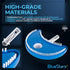 BlueStars Ultra-Durable Half Moon Pool Vacuum Head with Bristle - for Vacuum Hose 1-1/4 or 1-1/2’’ - for Inground & Above Ground Pools & Spas - Fl...