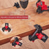 90 Degree Angle Clamps, Woodworking Corner Clip, Right Angle Clip Fixer, Set of 4 Clamp Tool with Adjustable Hand Tools (red4)...