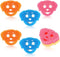 6 Pcs Dog Dual Sided Scrub Sponge Cleaning Sponges Cute Temperature Sensitive Dish Sponges for Washing Dishes Non Scratch Household Multi Use Spon...