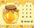 Bees Theme Baby Monthly Milestone Blanket, 48x40in Soft Flannel, Honey Jar Backgrounds, Newborn Mom Gifts, Baby Shower Age Growth Tracker with Bon...