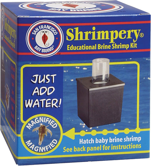 San Francisco Bay Brand Shrimpery Brine Shrimp Kit for Hatching Baby Brine Shrimp Eggs | Excellent Food Source Baby Aquarium Fish, Freshwater, Ree...
