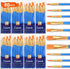 ESRICH Acrylic Paint Brushes Set,8Packs /80 Pcs, Nylon Brush Head, Suitable for Acrylic, Oil, Watercolor,Rock Body Face Nail Art,Perfect Suit of A...