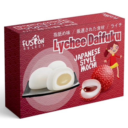 Fusion Select Mochi Daifuku Snacks - Traditional Japanese Rice Cakes with Filling - Flavored Asian Sweet Desserts for Family - Chewy and Soft Text...