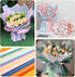 FOIMAS 20 Sheets Flower Wrapping Paper,Double-sided Waterproof Florist Bouquet Wrapping Paper Supplies for Floral Gift Packaging Craft Supply,10 C...