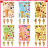 Ice Cream Party Kids Sticker Sheets, 36 Sheets Build Your Own Stickers, Mix And Match Ice Cream Decals Stickers, DIY Crafts Stickers Face Stickers...