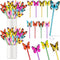 36 Pcs Flower and Butterfly Pens Bulk Ballpoint Pens Butterfly Office Writing Supplies Floral Party Writing Pen Gifts for Home Classroom Back to S...
