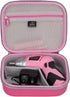 Aproca Hard Travel Storage Case, for Hi-Spec 27pc 3.6V Pink USB Small/Pink Power 3.6V Cordless Power Electric Screwdriver Set...