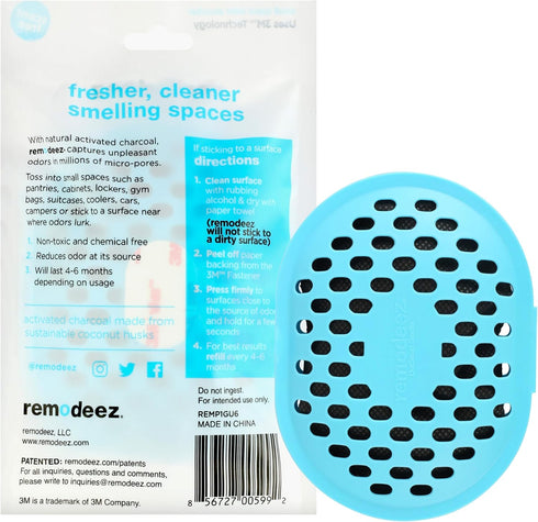 Deodorizer and Odor Eliminator, Made From Natural Renewable Coconut Shell Charcoal, Natural Air Fresheners, Moisture & Odor Absorber for Home and ...