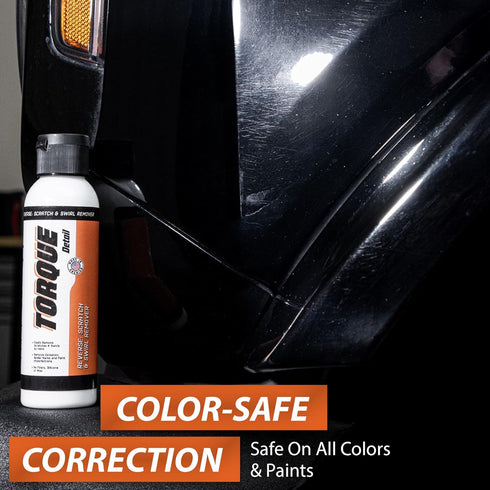 TORQUE DETAIL Reverse Car Scratch Remover & Paint Scratch Repair - Removes Water Spots & Paint Swirls - Fix Deep Scratches & Polish with All-in-On...