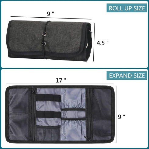 Electronic Organizer Accessories Case Waterproof Portable Digital Storage Bag Travel Cable Organizer Bag Pouch Carry Case for Power Bank,Hard Driv...