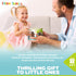 Kidsthrill Set Brown-theme Modern Design 11 Stacking Cups Baby Toys for Boys & Girls, Drain Holes for Baby Bath Toys Pool Toys and for Beach Sand ...