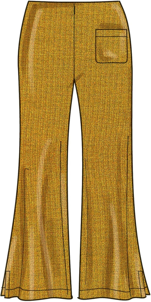 Simplicity Easy Women's Knit Skirts and Pants Sewing Pattern Packet, Code S9752, Sizes 20W-22W-24W-26W-28W, Multicolor...