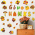 Thanksgiving Cutouts Fall Turkey Maple Leaves Pumpkin Classroom Bulletin Board Decorations Give Thanks Theme Party Supplies for Autumn Theme Party...