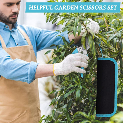 Pruning shears,3Pcs Garden Scissors,Stainless Steel Sharp Blade Gardening Trimming Floral Shears Scissors Pruners for Cutting Flowers,Trimming Pla...