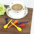 3.5” Ceramic Spoon Mini Coffee Spoon With Ceramic Asian Ceramic Spoons for Coffee Tea Yogurt Sauce Sugar Salt and Desserts Demitasse Espresso Spoo...