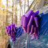 Berwick Offray The Perfect Bow Pull Ribbon, 4" Finished Size with 18 Loops, Purple, 50 Piece...