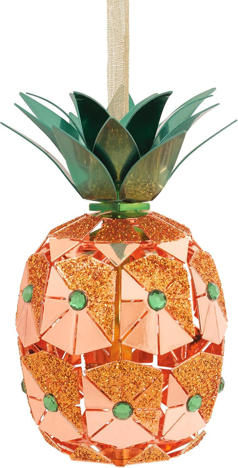 Hallmark Signature Premium Christmas Ornament, Pineapple, Metal and Gemstones (0001HDL2146)...