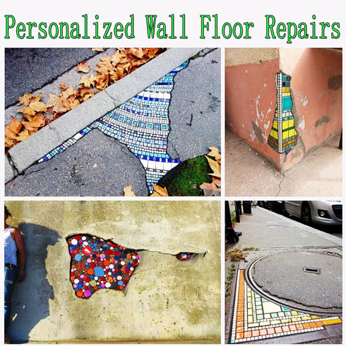 Large Teardrop Mosaic Tiles for Crafts, 15Oz Ceramic Mosaic Floor Tile, Bulk Small Mosaic Pieces for Wall Bathroom Home Craft Building Renovation ...