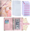 Budget Binder with Zipper Envelopes,A6 Money Organizer for Cash with 12PCS Cash Envelopes,12PCS Budget Sheets, 28 PCS Categories Sticker Labels fo...
