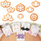 Puocaon Lotus Polymer Clay Cutters - 8 Pcs Clay Cutters for Polymer Clay Jewelry, Flower Polymer Clay Earring Cutters, Lotus Clay Cutters for Earr...