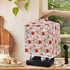 Coffee Printed Coffee Maker Cover with Top Handle, Foldable Large Appliances Cover Dustproof Washable Protective Cover Fits Kitchen Bar Home Dinin...