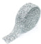 Dowarm 3 Yards Silver Rhinestone Mesh Wrap, Bling Trim for Wedding Party Decoration...