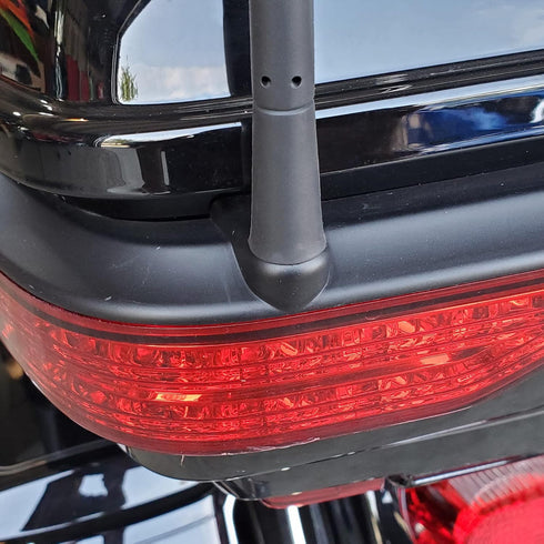 7- inch Short Motorcycle Antenna Replacement for Harley Davidson 1989-2025 Touring Electra Glide Ultra Classic ?Custom Flexible Rubber (2 Pack)...