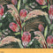 Tropical Palm Leaves Fabric by The Yard,Watercolor Flowers Botanical Indoor Outdoor Fabric,Summer Wild Plants Waterproof Fabric,Farmhouse Style Ga...