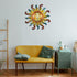 Metal Sun Wall Decor Outdoor Sunface Yard Art Porch Door Patio Garden Home Indoor Sculpture Decorations, 12 inch -B...