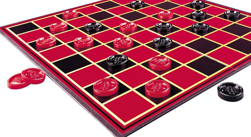 Family Classics Checkers -- With Folding Board and Interlocking Checkers by Pressman...