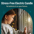 Holiday Joy Window Candles Kit - Pack of 1-9-inch-Tall Electric Candle with Built-in Auto Sensor, 2 Bulbs and Suction Cup Holder in Each Box - 5W,...