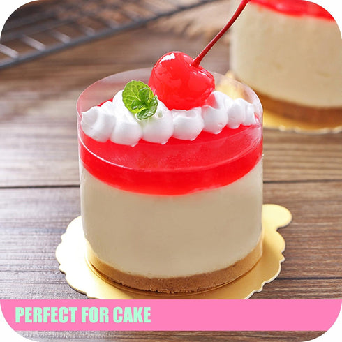 Cake Collar, GUCUJI Chocolate Mousse and Cake Decorating Acetate Sheet Clear Acetate ROLL 125 Micron (2.4 X 394 inch)...