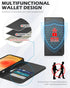 SHIELDON Case for iPhone 12 Mini 5G Genuine Leather Wallet Flip Magnetic Cover RFID Blocking Credit Card Holder Kickstand TPU Shockproof Case Comp...