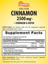 Ceylon Cinnamon Capsules 2500mg | 60 Pills | With Chromium and Biotin | Vegetarian, Non-GMO, and Gluten Free Supplement | By Sundance...